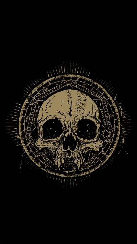 Gold Skull Wallpaper - Iphone Wallpaper Skull (#132399) - HD Wallpaper ...