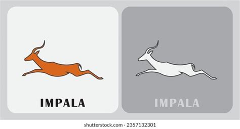 Impala Animal Vector Logo That Suitable Stock Vector (Royalty Free ...