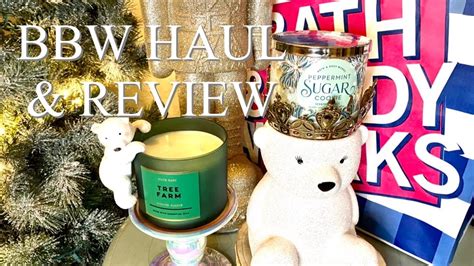 Bbw Haul Peppermint Sugar Cookie Candle Review Youtube