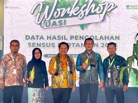 Penyokong Pangan IKN Data Sensus Pertanian Dasar Penyusunan Kebijakan