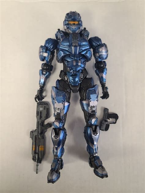 Play Arts Kai Halo 4 Spartan Warrior Blue Figure Square Enix