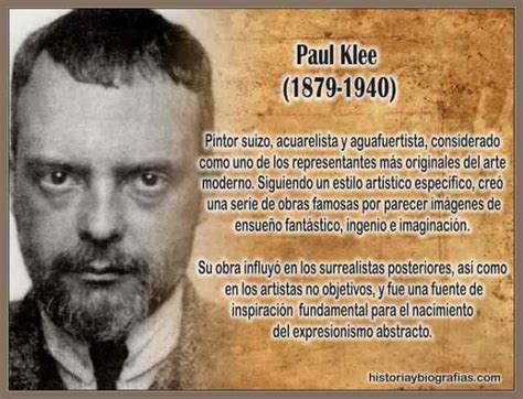 Creer Ajustarse Sin Personal Paul Klee Caracteristicas De Sus Obras