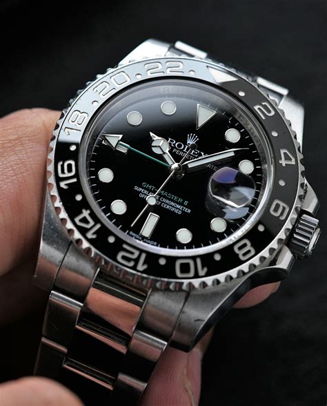 Rolex Gmt Master Ii Black Discontinued Ln Ticking Way