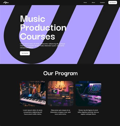 Music production website design best practices & solution | Nilead