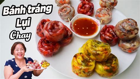 Làm BÁNH TRÁNG LỤI CHAY đặc sản Tây Nguyên Vegetarian rice paper