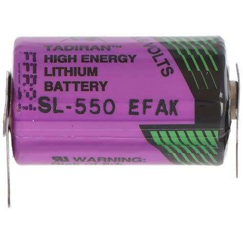 Tadiran LTC SL 550 PT Lithium Thionylchlorid Batterie 1 2AA Mit