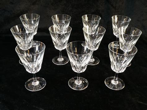 Proantic 11 Verres A Vin Rouge En CRISTAL DE BACCARAT Modele COTE D A