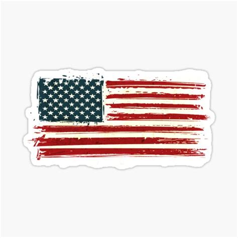 "United States Flag" Sticker for Sale by SaCrafters | Redbubble