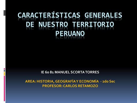 PDF Características geográficas del perú 2º DOKUMEN TIPS