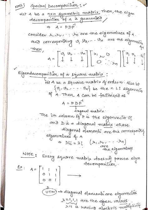 Notes On Linear Algebra Linear Algebra Numerical And Complex