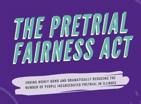 Pretrial Fairness Act Fact Sheet — Community Renewal Society