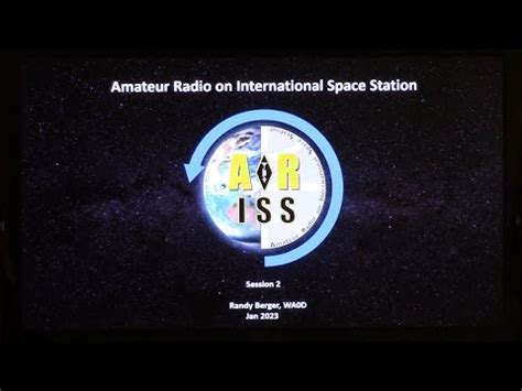 ARISS By Randy Berger WA0D YouTube