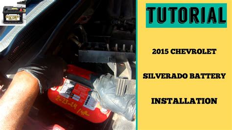 How To Install A 2015 Chevrolet Silverado Red Top Optima Battery Step By Step Youtube