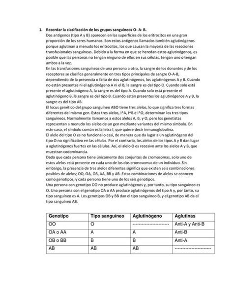 Incompatibilidad De Grupos Sanguineos Felisa Ivania Gomez Garcia Udocz