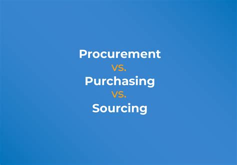 Procurement Vs Purchasing Vs Sourcing Differences Rfp360