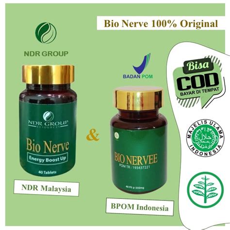 Jual Bio Nerve Nervee Obat Herbal Bionerve Shopee Indonesia