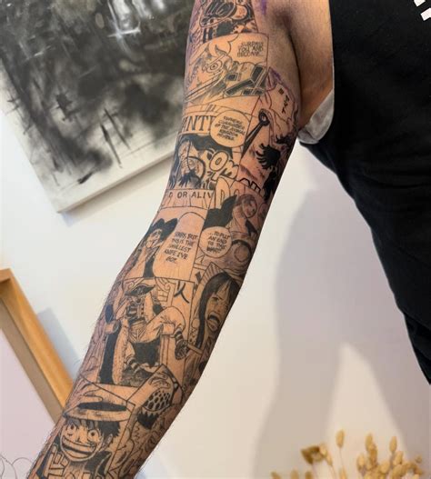 One Piece Tattoo sleeve - Manga | Idee per tatuaggi, Sfondi carini