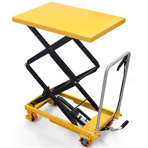 Buy YITAHOME Hydraulic Lift Table Cart 500 Lbs Capacity Double Scissor