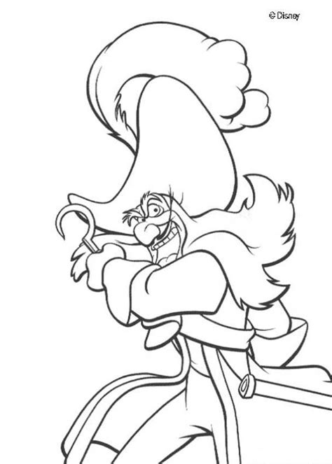 Captain Hook Coloring Page Coloring Home