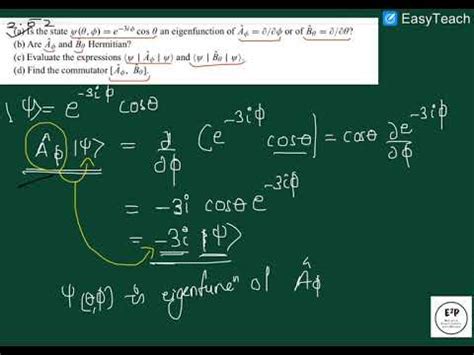 2 52 Quantum Mechanics Zettili Solutions YouTube