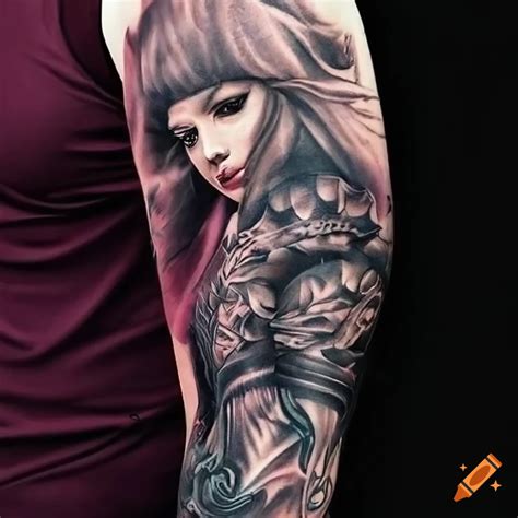 Neo Traditional Sleeve Tattoo Art On Craiyon