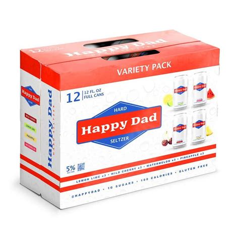 Happy Dad Hard Seltzer Variety Pack 12 Fl Oz Delivery Or Pickup Near