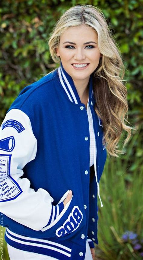 Senior Portrait Photo Picture Idea Girls Varsity Letter Jacket