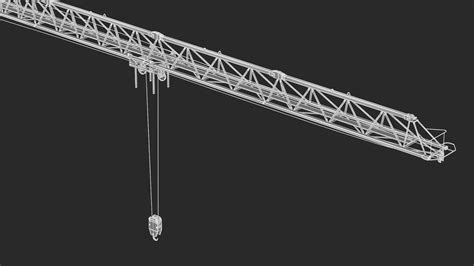 Construction Tower Crane 3d Model By Frezzy