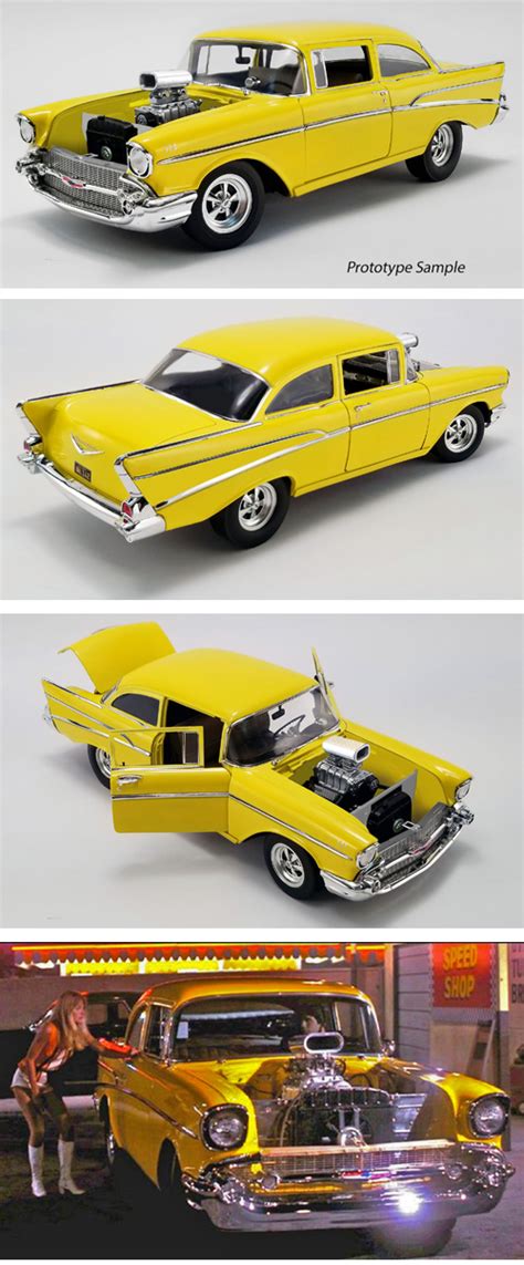 1957 Chevy, "Hollywood Knights" movie car..! Details - Diecast cars ...