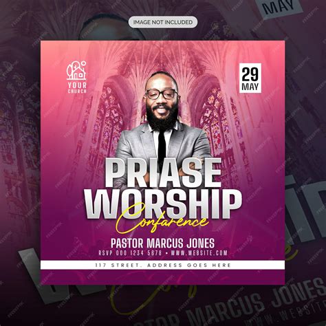 Premium Psd Psd Church Conference Flyer Social Media Post And Instagram Web Banner