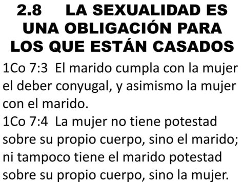 La Sexualidad Según La Biblia Ppt