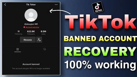 How To Recover TikTok Banned And Suspended Account Tiktok Account