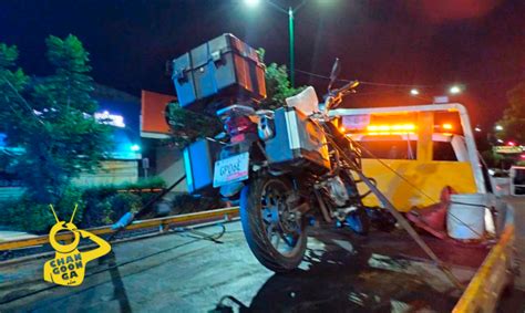 Morelia Se Accidenta Motociclista Tras Derrapar En La Av Madero