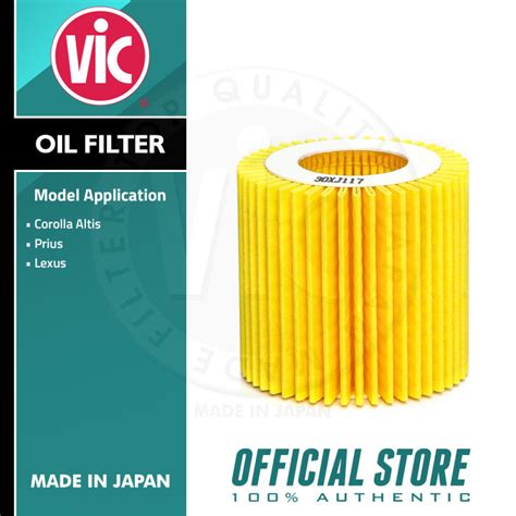 Roadfit Vic Oil Filter Element Type O For Toyota Corolla Altis