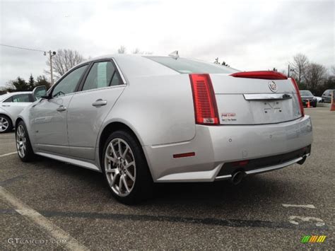 Radiant Silver Metallic 2010 Cadillac CTS V Sedan Exterior Photo