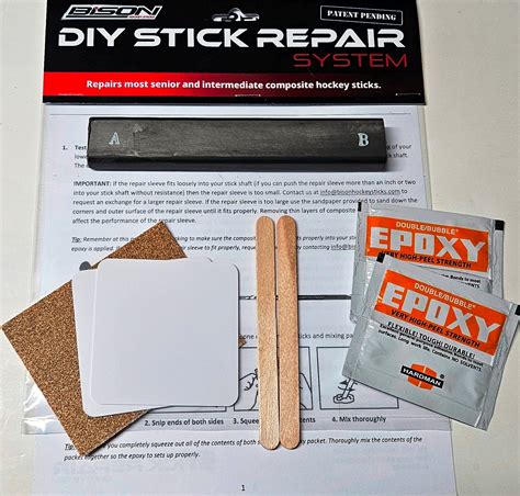 Hockey Stick Repair System