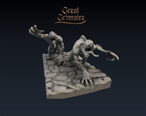 Lab Spawn 32mm Great Grimoire 3d Printed Resin Miniature Etsy Uk