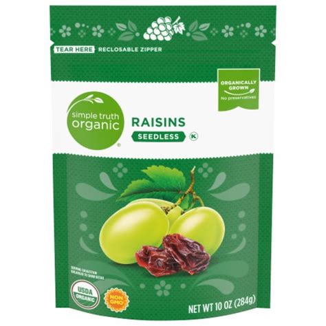 Simple Truth Organic Seedless Raisins Oz Ralphs