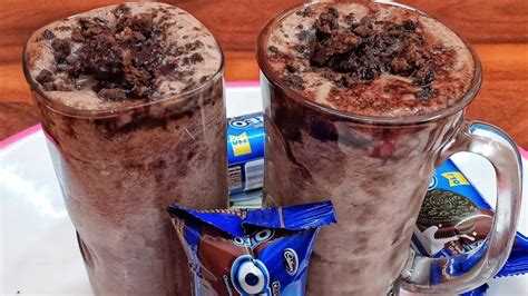 Oreo Milkshake Oreo Chocolate Shake Without Ice Cream How To Make