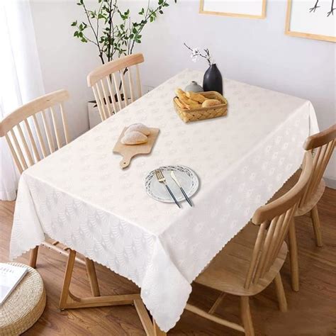 Nappe De Table D H Tel Lavable Nappe Rectangulaire Imperm Able Pour La