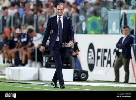 Torino Italy August 14 2022 Massimiliano Allegri Head Coach Of