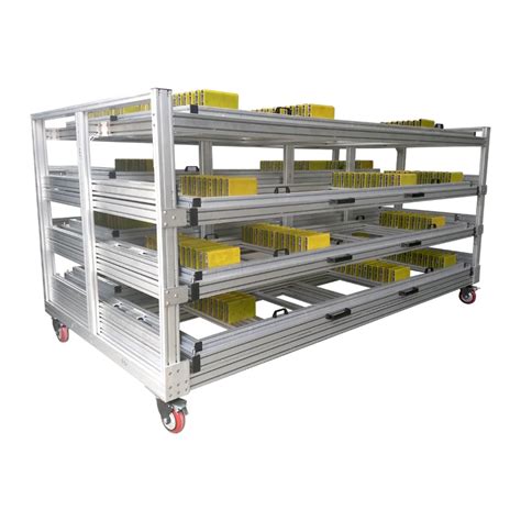 Professional Customise Aluminum Extrusion Profiles Storage Rack With