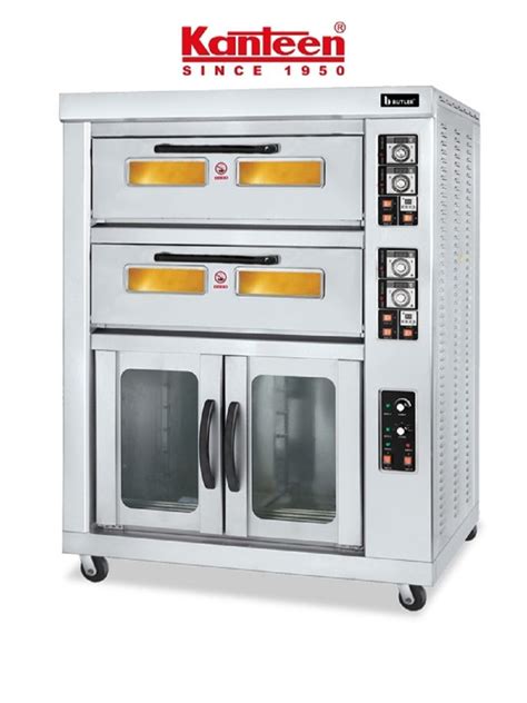 Double Deck Electric Oven With Tray Proofer At Deck Ovens