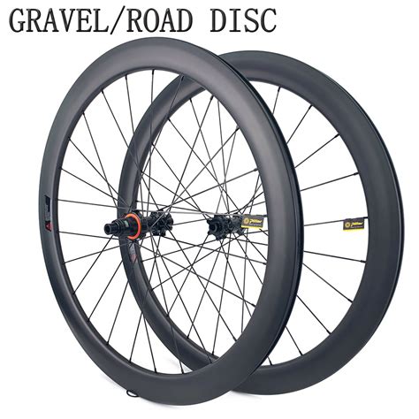 700c Disc Brake Road Bicycle Wheel Carbon Rim Cyclocross Carbon