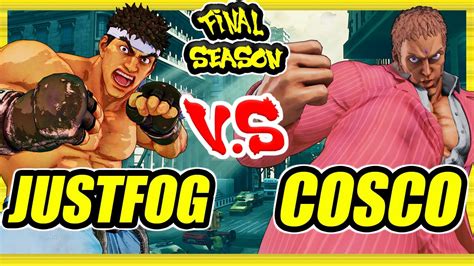 Sfv Ce Justfog Ryu Vs Cosco Urien Ranked Set Street Fighter