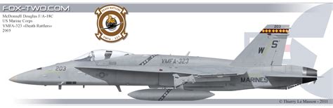 F/A-18C - 164724 - VMFA-323 - USA - US Marines Corps - 2005 - FOX-TWO