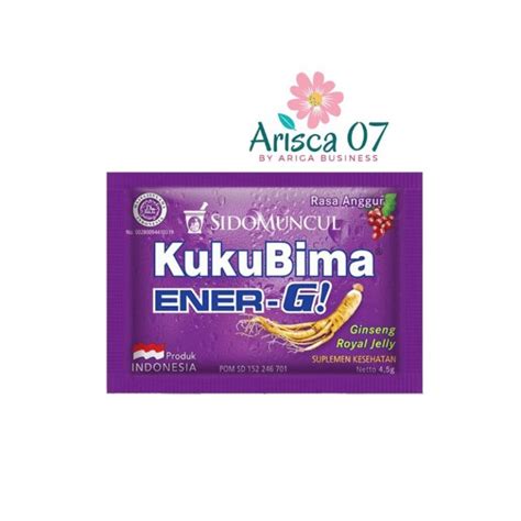 Jual Kuku Bima Ener G Harga 1 Box Isi 6 Sachet Shopee Indonesia