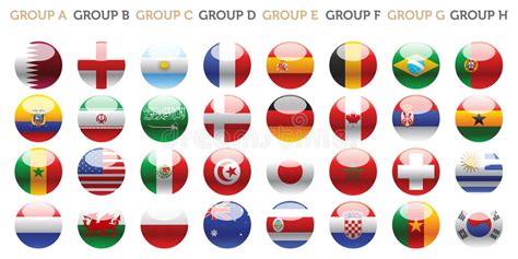 World Cup 2022 Flags Stock Illustrations – 1,076 World Cup 2022 Flags ...