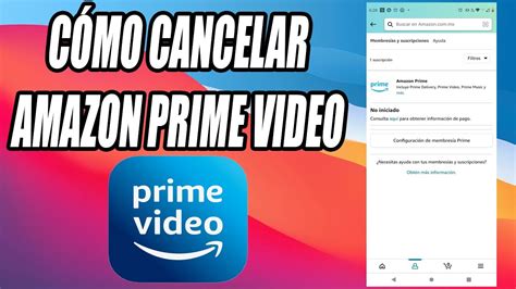 Cómo Cancelar Amazon Prime Video 2025 Dar de Baja mi Suscripción