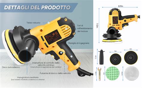 Lucidatrice Per Auto Elettriche Aomdom W Kit Lucidatrice Elettrica